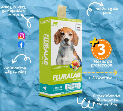 FLURALAB Anti-pulgas Anti-parasitario Masticable 10-20kg
