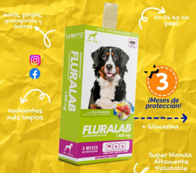 FLURALAB Anti-pulgas Anti-parasitario Masticable 40-56kg