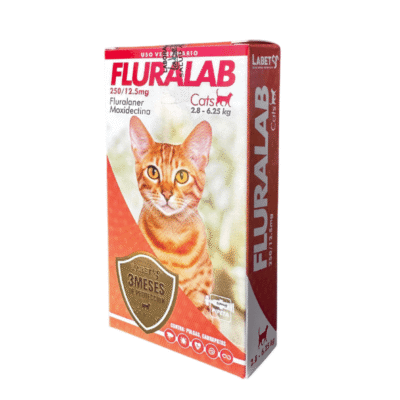 FluraLab GATOS Adultos Con Moxidectina – 3 meses de protección