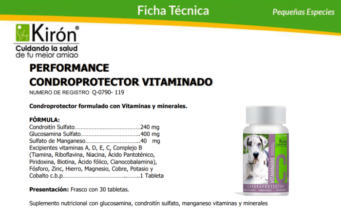 Kirón Performance "C" Condroprotector Vitaminado