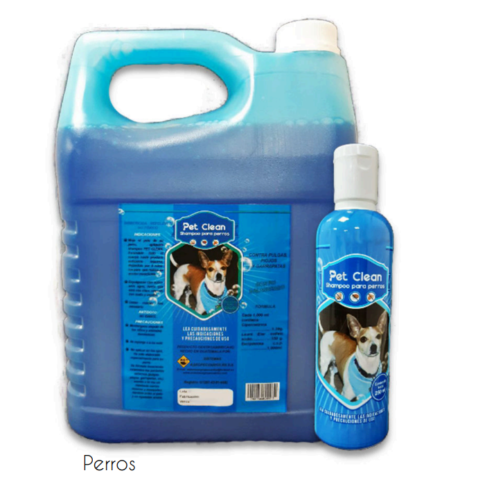 Shampoo Antipulgas Pet Clean Aroma a Chicle 250mg