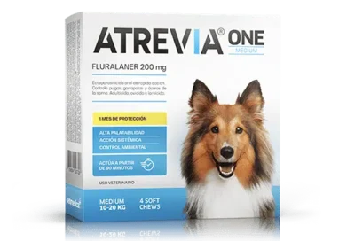 Atrevia One Anti-Pulgas de 1 hasta 2 Meses de Protección - Razas Medianas