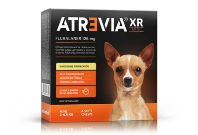 Atrevia XR Anti-Pulgas de 3 hasta 6 Meses de Protección - Razas MINIS
