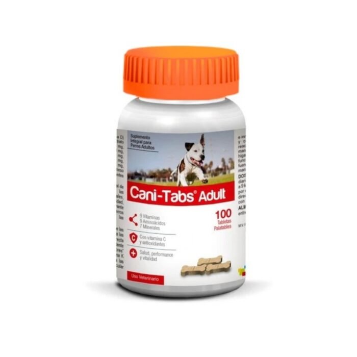 Cani-Tabs Adulto Suplemento Diario – Frasco 100 Tab Multivitamínico