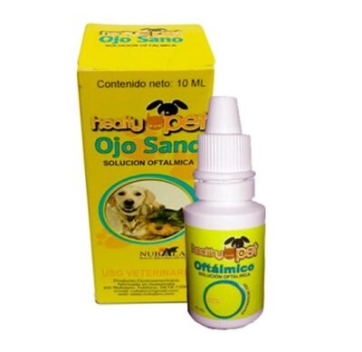 Antibiótico Ojo Sano Solución Oftálmica 10 ML Perros y Gatos