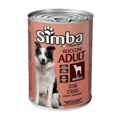 Simba Alimento Completo Para Perro Lata 415g – Chunks De Cordero