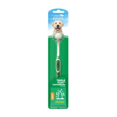 Cepillo Dental Para Perros L-Grande | Tropiclean Breath Tripe Toothbrush