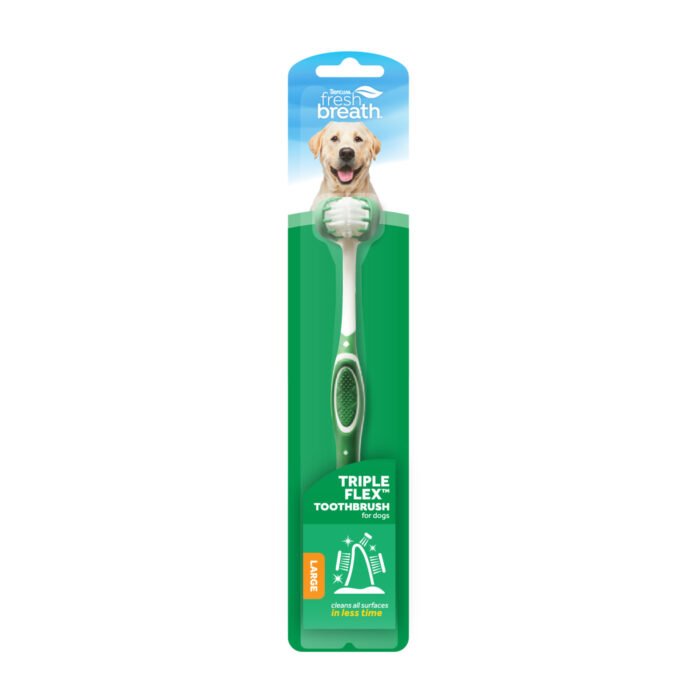 Cepillo Dental Para Perros L-Grande | Tropiclean Breath Tripe Toothbrush