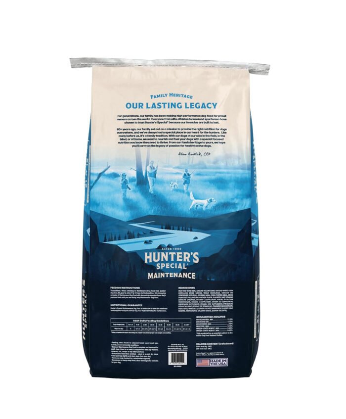 Concentrado Hunter’s Special Light Mainteinance 40lbs – Alimento Para Perros Adultos (21% Proteína/12% Grasa)