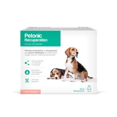 Petonic KIT de Recuperación – Frasco 110ml + Accesorios. Animales Débiles, enfermos, etc.