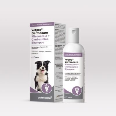 VetPro Dermacare – Shampoo Medicado 200ml Hipoalergénico Perros y Gatos